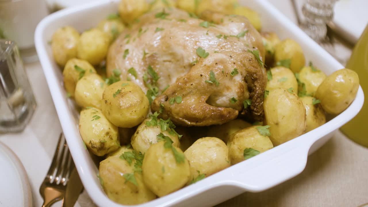 거실에서 새해 전날 축제.