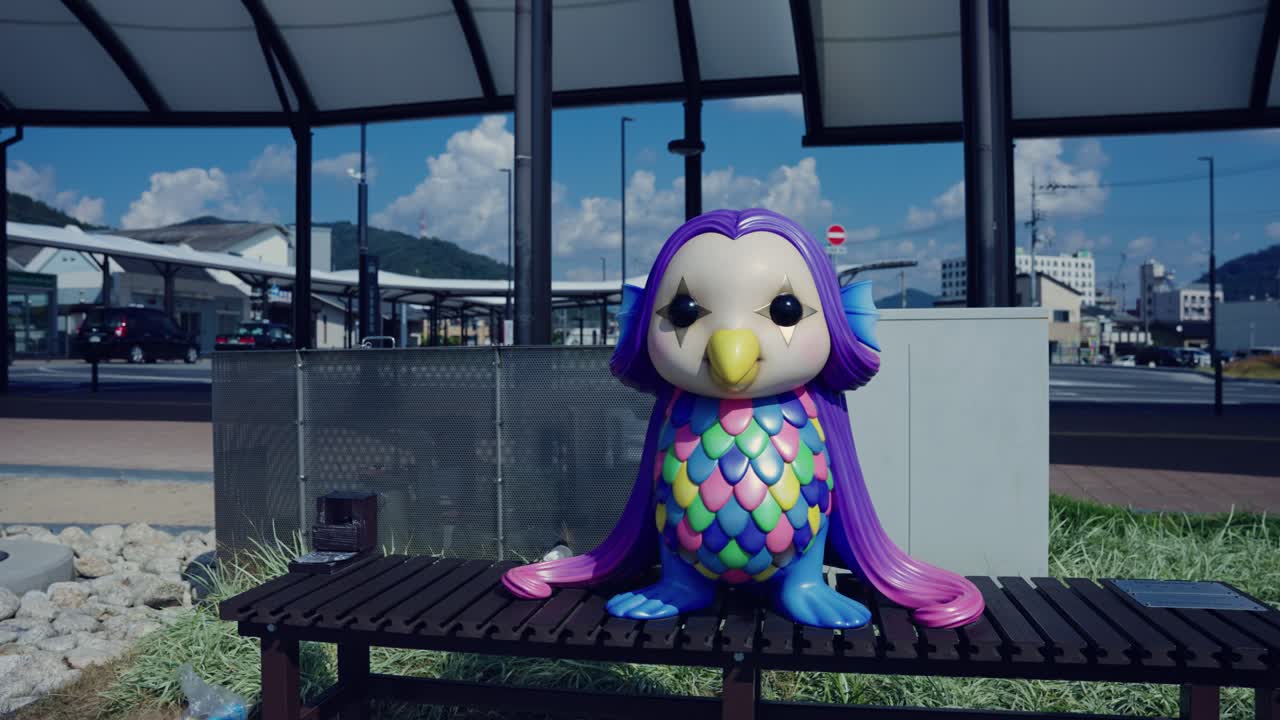 일본 의 좋은 수확 과 전염병 의 상징 인 아마비 요카이 동상