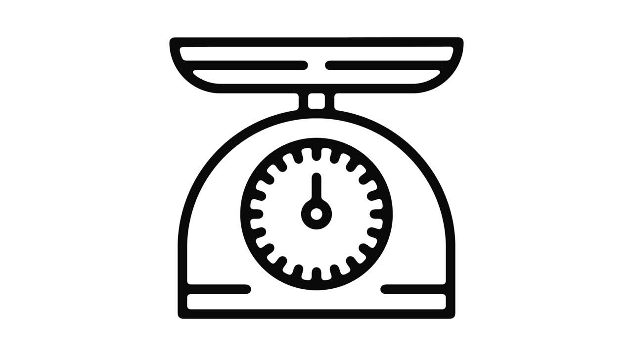 gráfico de movimiento de línea de escala