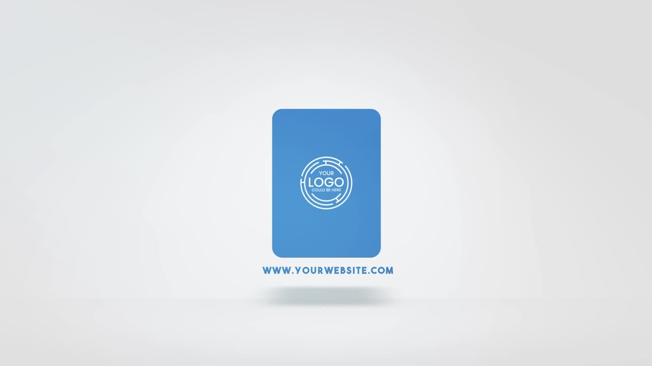 Modern Minimalist Business Card or Website Logo Template