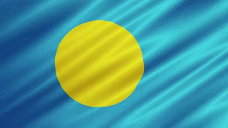 flag of palau waving background