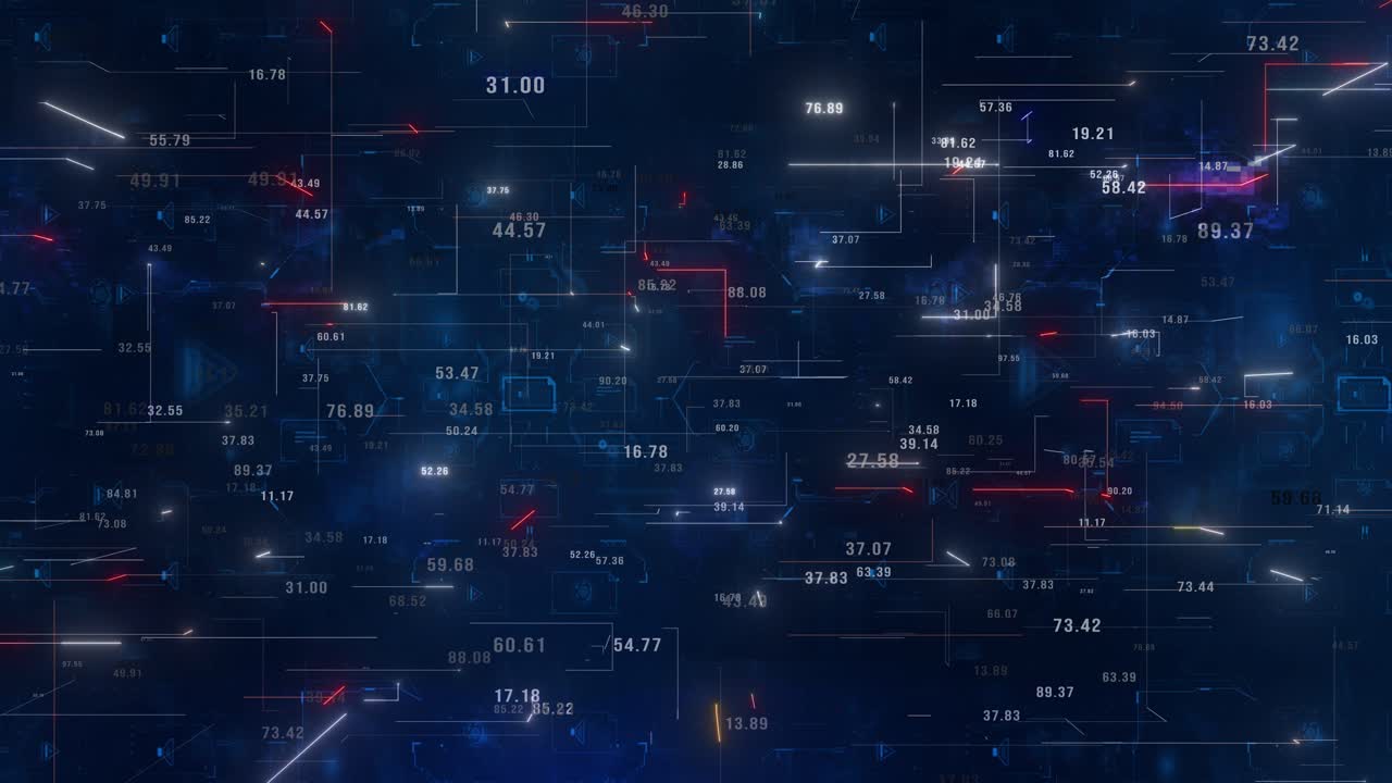 4k Digital Space Background