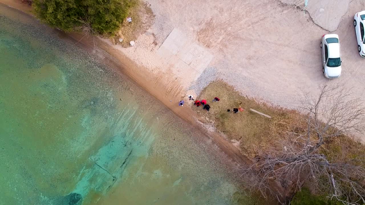 횃불 호수의 상위 뷰