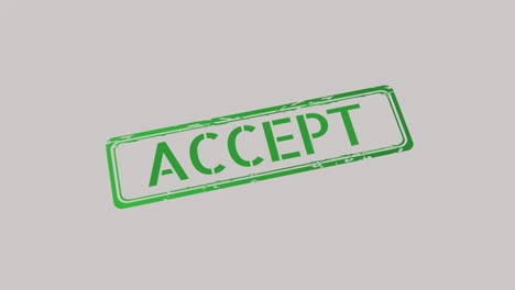 accept stamp