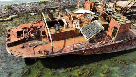 ireland epic locations saltmills wexford old boat rusting away in bannow bay ireland