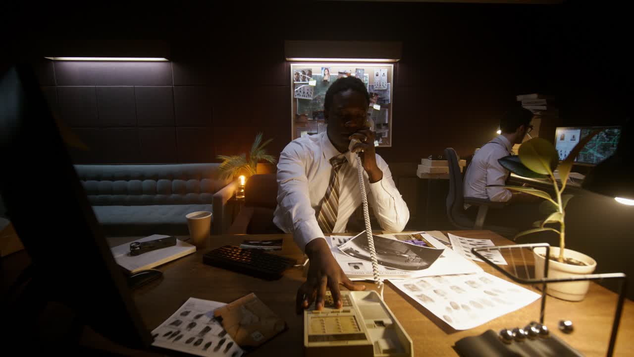 Il detective al lavoro