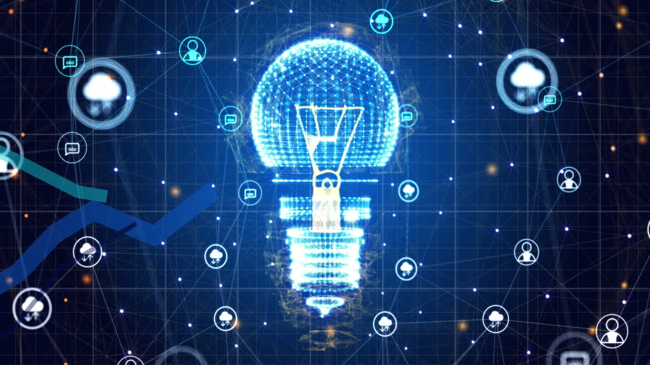 전구의 애니메이션과 데이터 처리