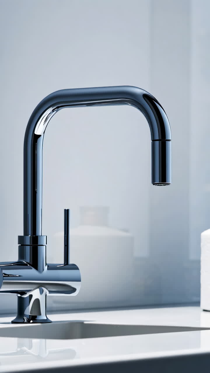 Rubinetto da Cucina Moderno Cromato