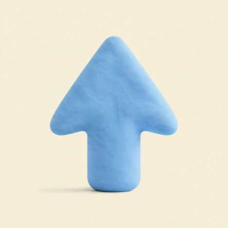 blue arrow pointing up
