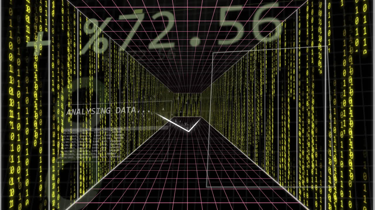 animación del mercado de valores sobre el procesamiento de datos