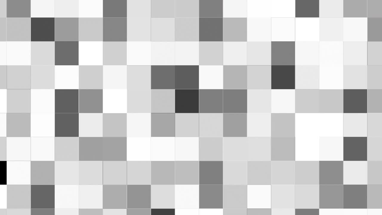 un material de video de fondo abstracto en el que el color del mosaico cambia rápidamente y al azar. resolución 4k.