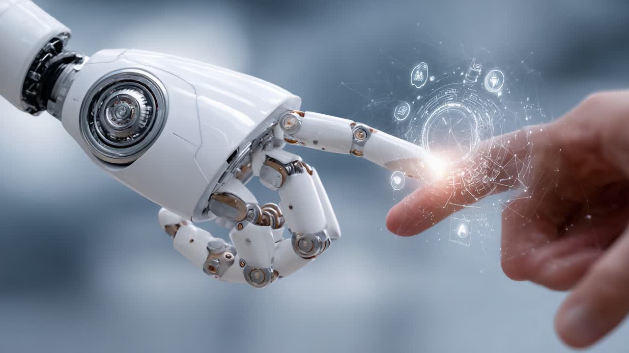 A Fascinating Interaction Between Human and Robot: The Touch of Progress and Technology in the Age of Artificial Intelligence and Robotics