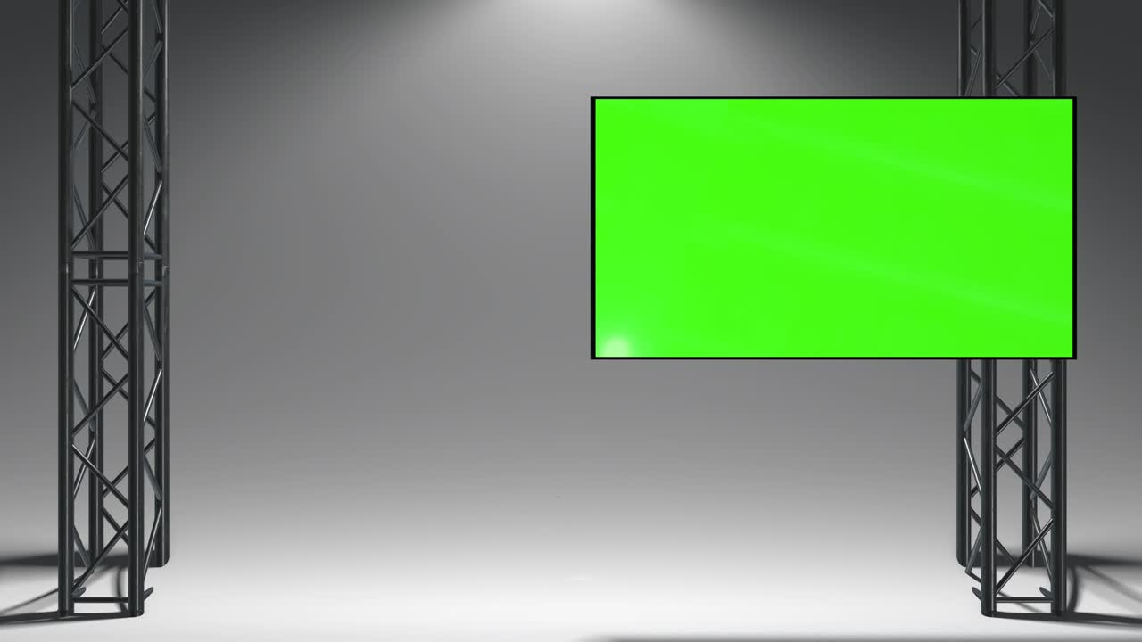 estudio virtual blanco escenario de telón de fondo para presentación de televisión virtual