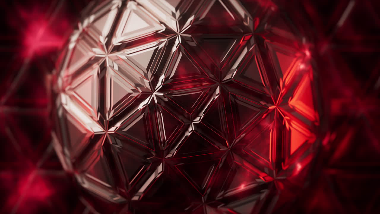 geometría abstracta de la forma del triángulo, renderización en 3d.