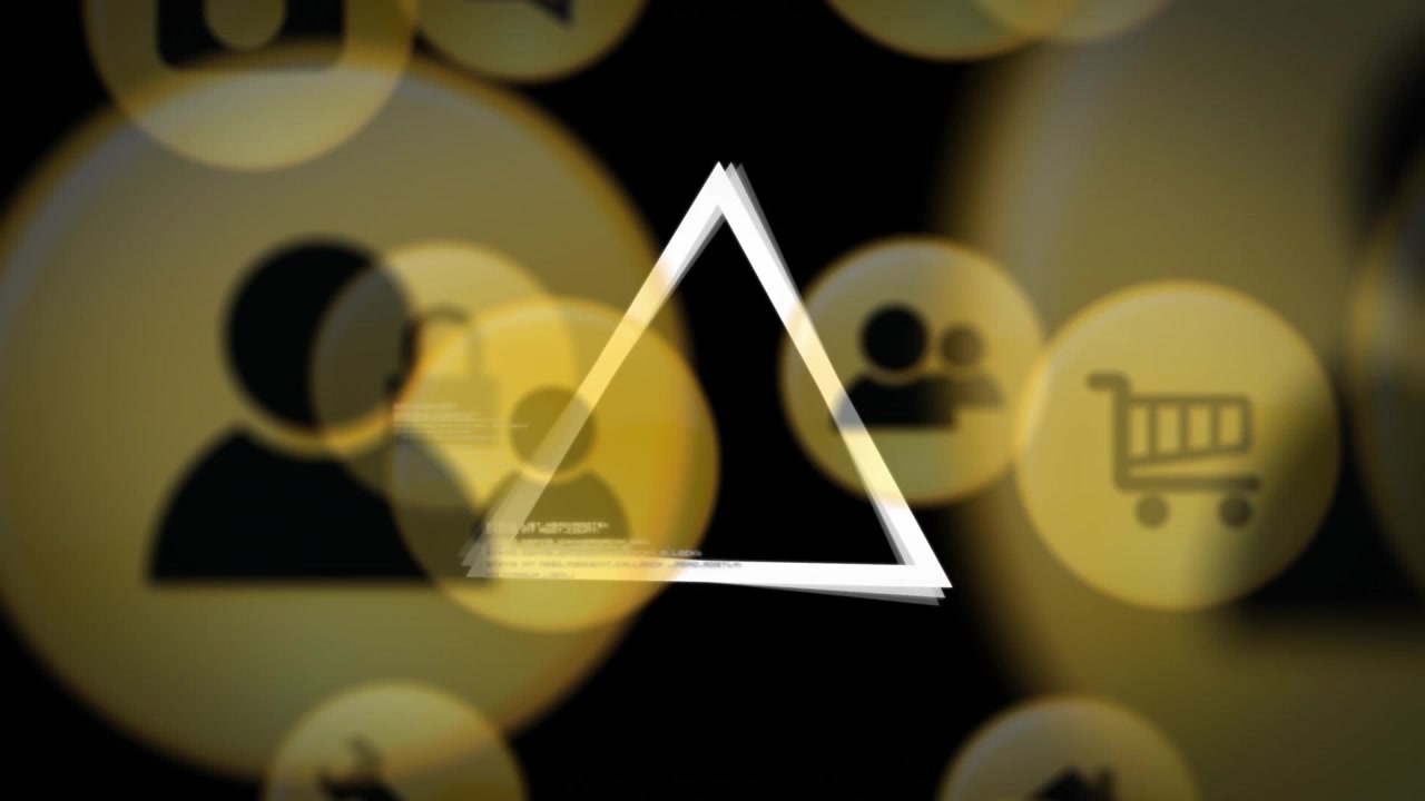 Composition of online security padlock icons over computer circuit board