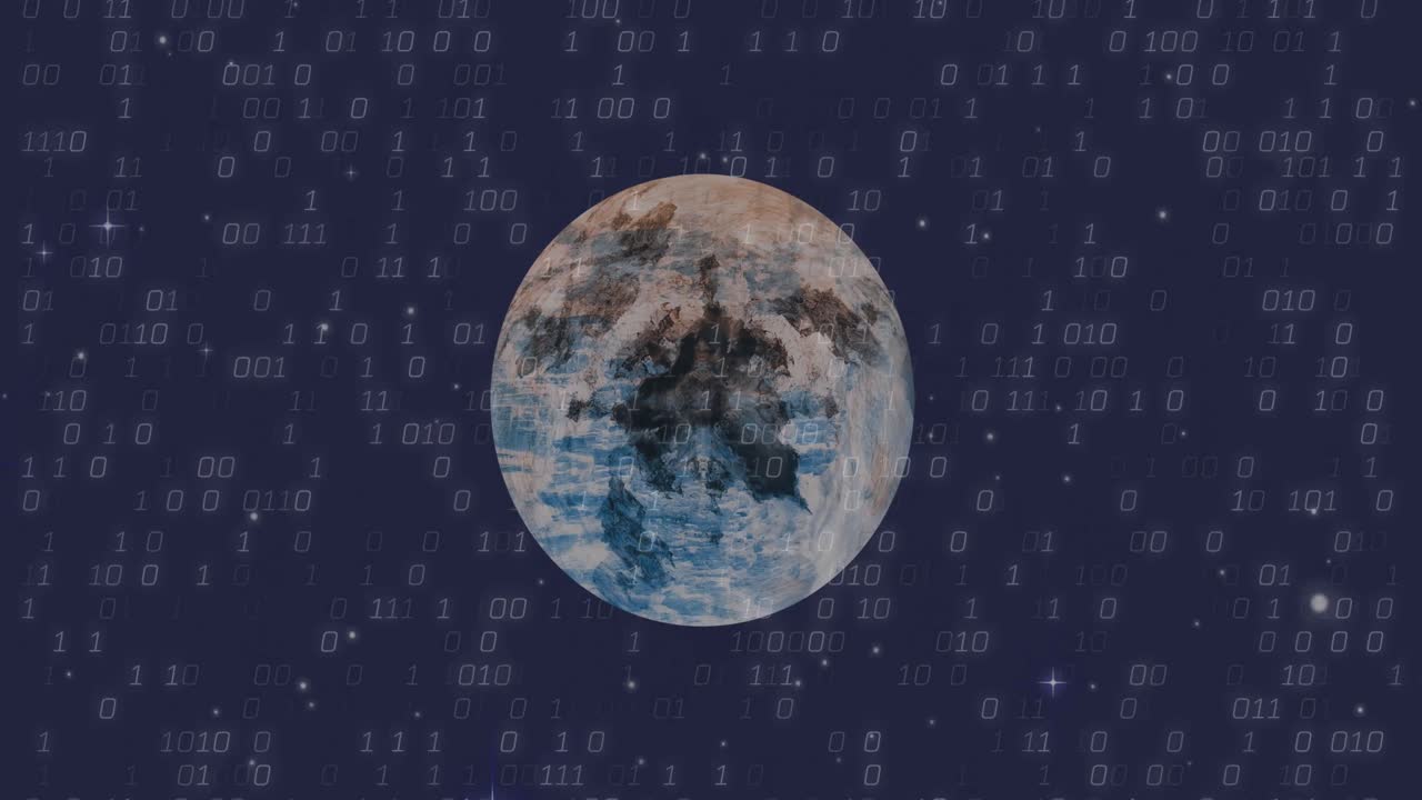 전 세계 데이터 프로세싱의 애니메이션