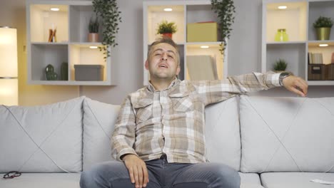 hombre tranquilo y pacífico.
