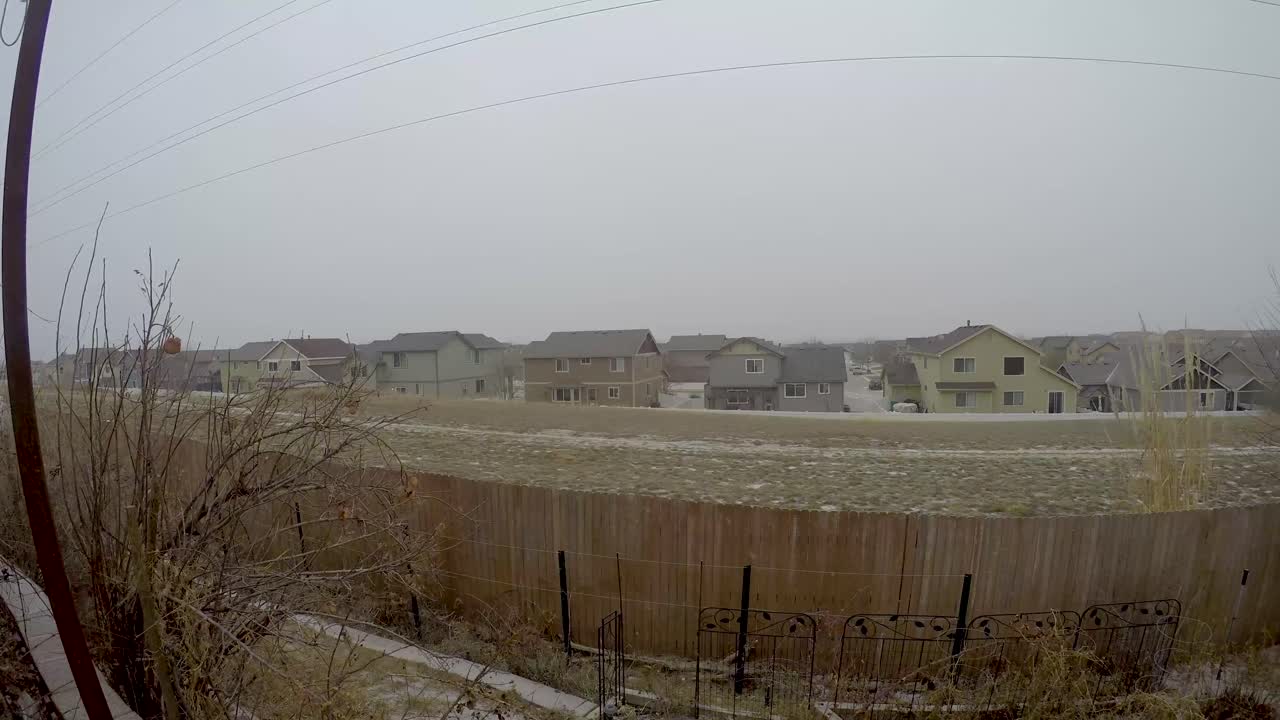 2018년 마지막 눈 패닝 타임랩스