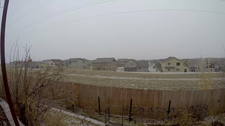 Ultima neve del 2018, time lapse panoramico