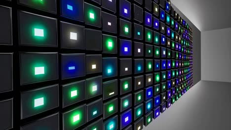 Abstract Led Wall Display