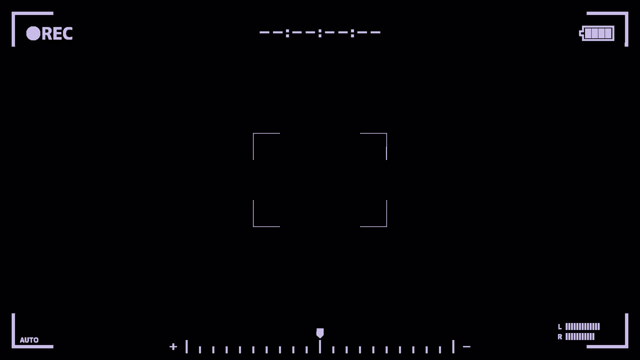 카메라 프레임 rec 애니메이션 오버레이 1080p - 30fps - 알파 채널 (7)