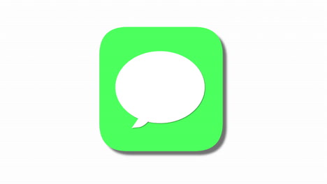 chat bubble icon alerts new message popup on mobile app overlay