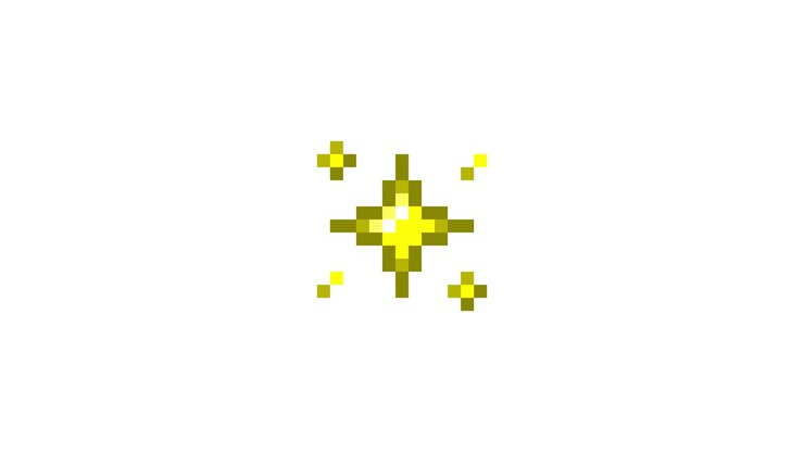 Pixel Art Pop-up Mini Ikon Animation med Partikel stjerne (3).mov