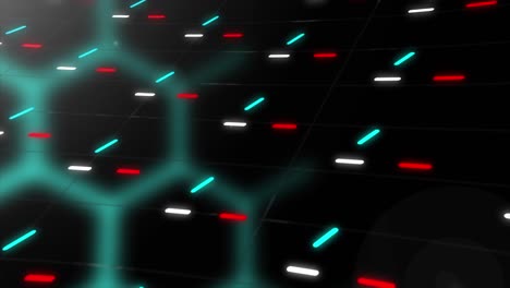 abstract geometric glowing pattern