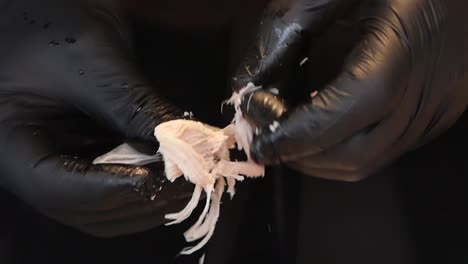 shredding chicken