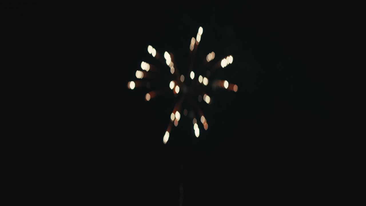 Fireworks at night