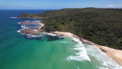 Aerial Shot Of Frazer Beach In New South Wales, Australia