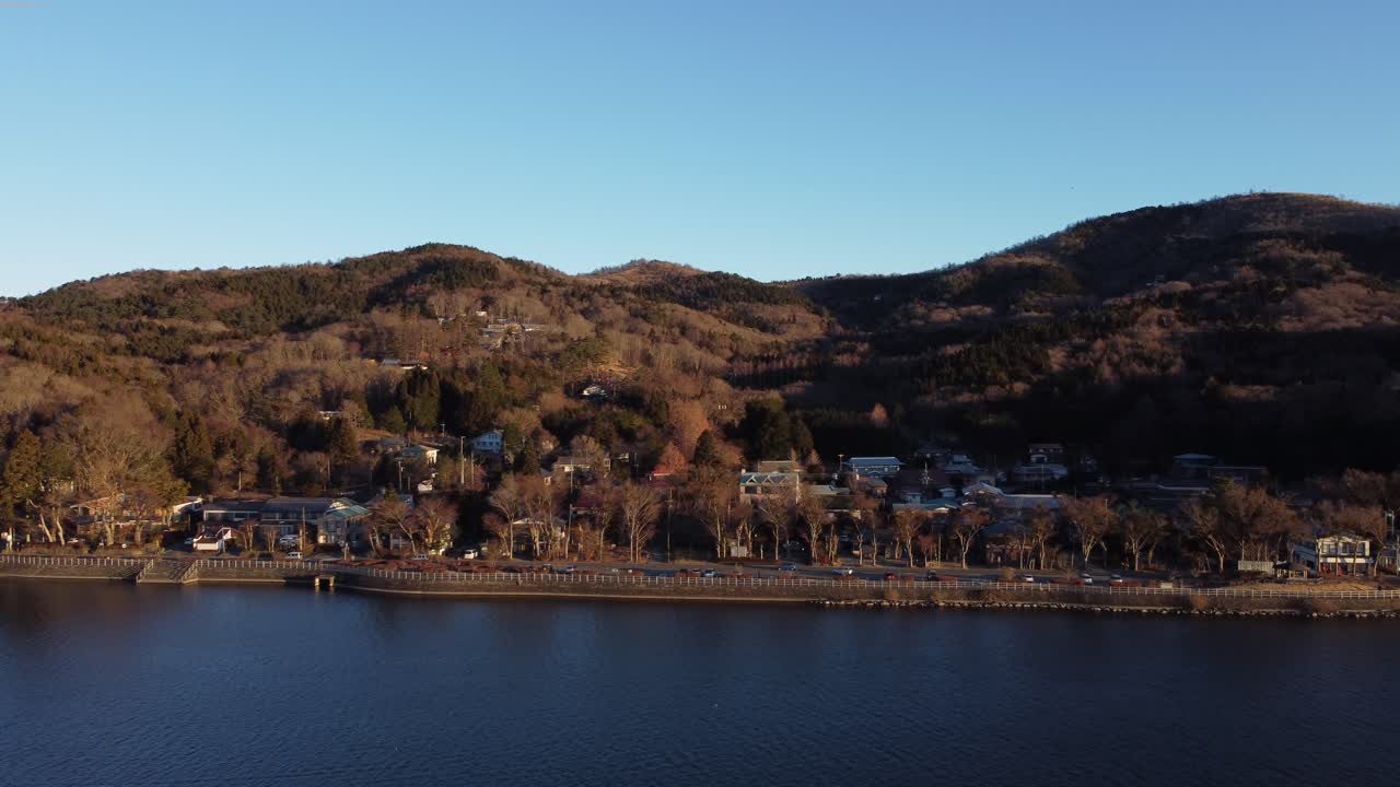 vista aérea del horizonte en mt. fuji