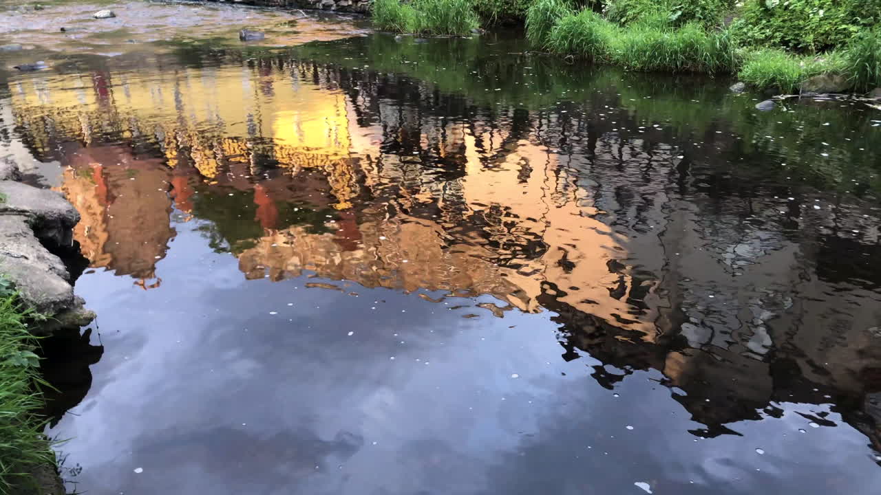 딘 빌리지, 에든버러 스코틀랜드의 화창한 오후