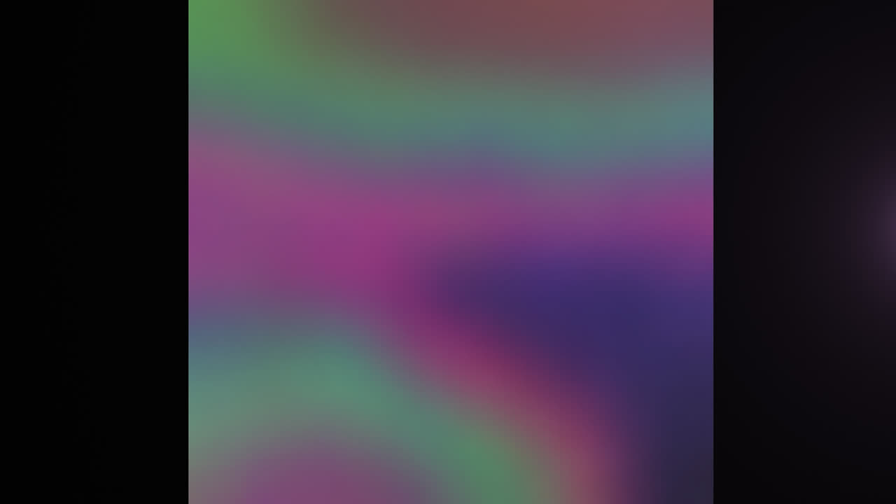 animación de formas que se mueven sobre un fondo borroso.