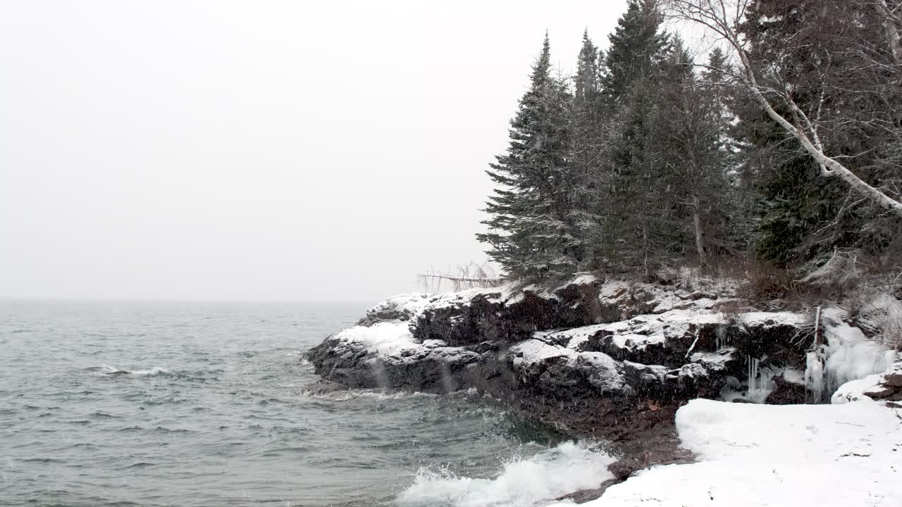 Nevasca de Inverno nos Grandes Lagos