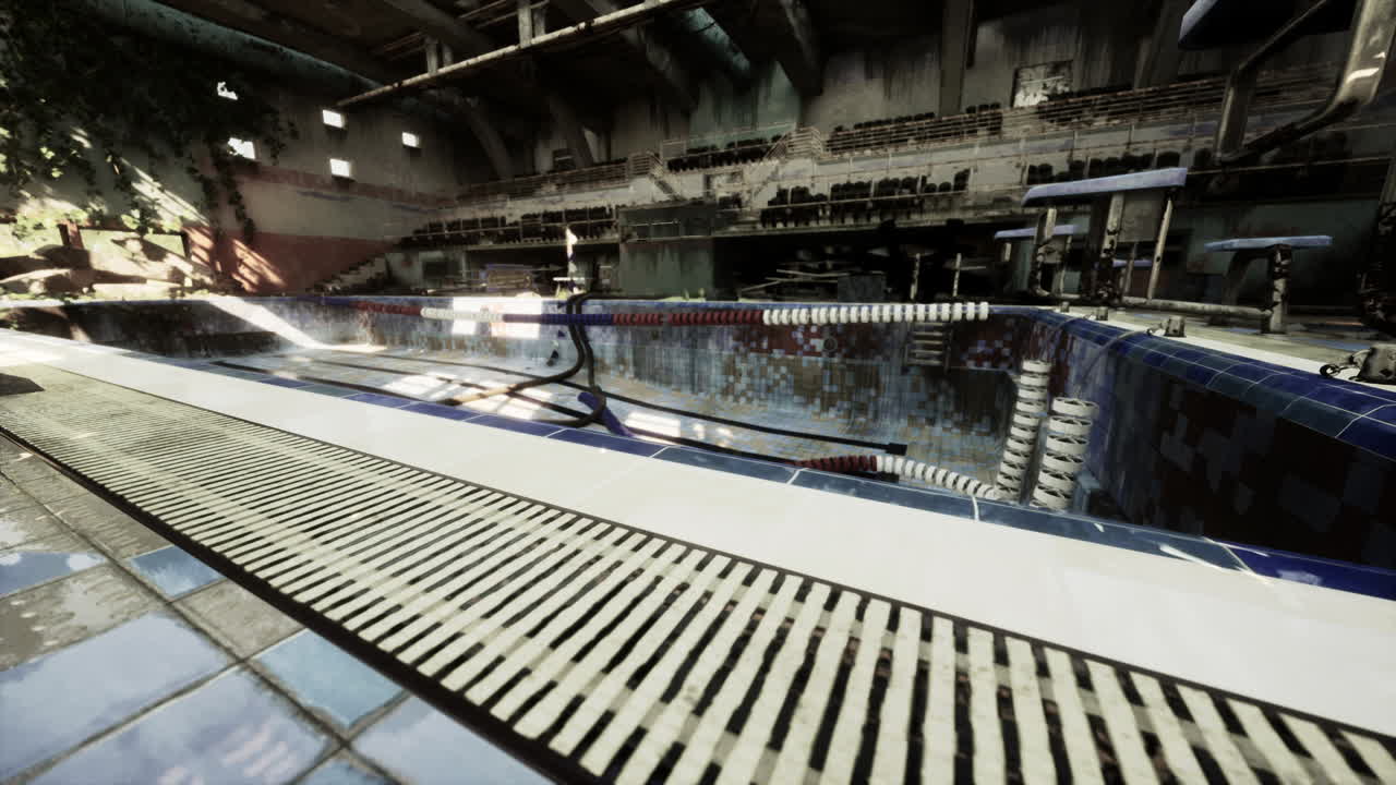 Abandoned Indoor Swimming Pool