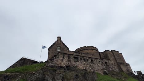 scotland edinburgh castle hilltop exterior