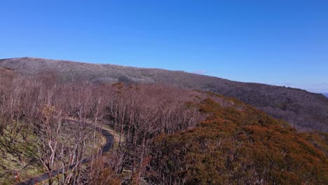 Country-Road-At-Kosciuszko-National-Park-In-New-South-Wales,-Australia