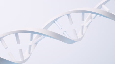 loop rotation of dna with biological concept, 3d rendering.