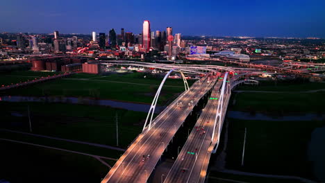 aerial view of margaret mcdermott arch bridge