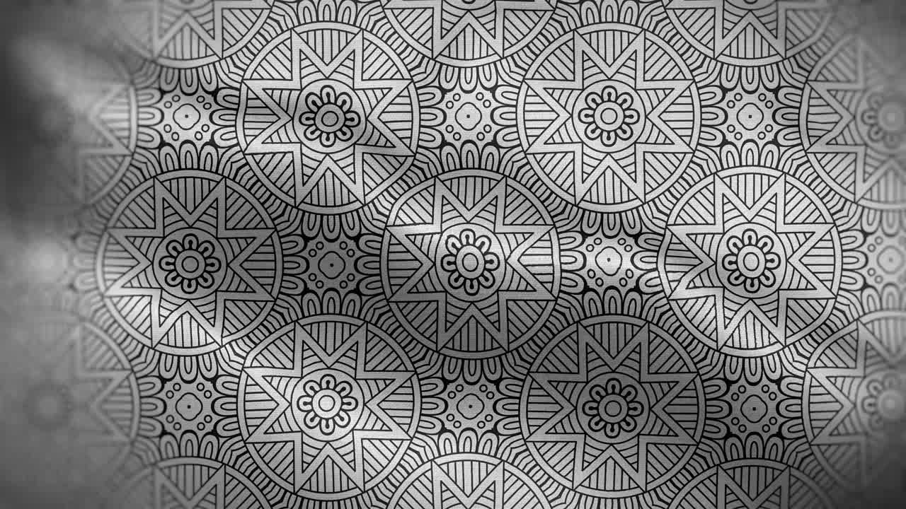 Luxury Ornamental Flag Loop Background 4K