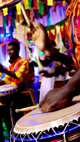 sri lankan drumming performance