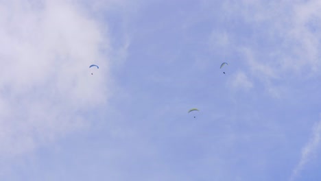 parachute in the sky