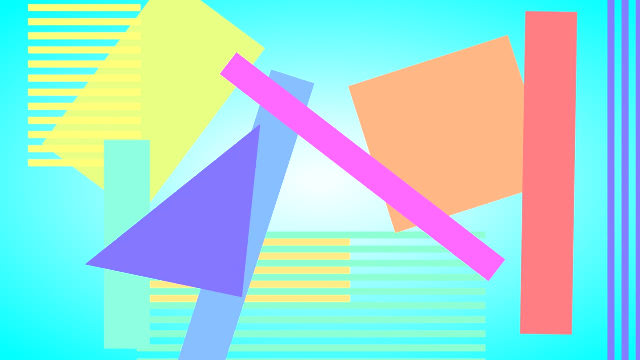 루프 된 추상 애니메이션