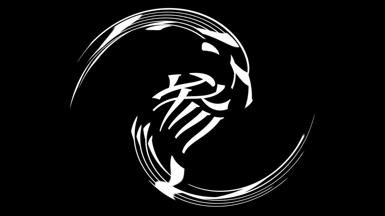Omotesando Giappone Kanji Testo Giapponese Animazione Motion Graphics