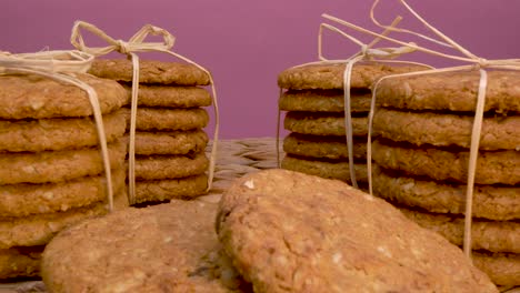 delicious oatcakes on the table