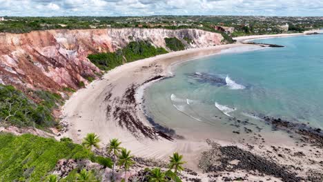 playa tabatinga en joão pessoa en paraíba, brasil