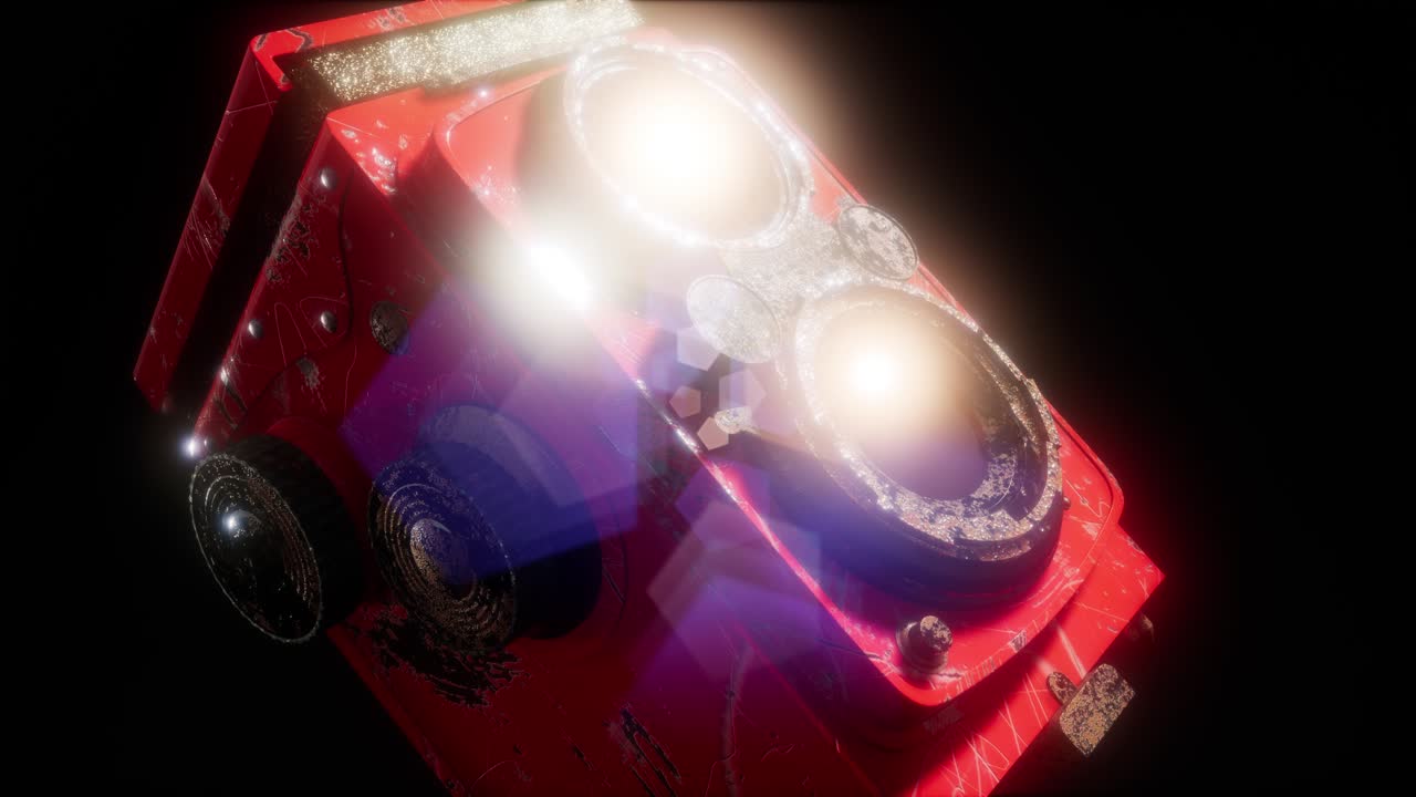 어 ⁇  속의 빈티지 영화 카메라