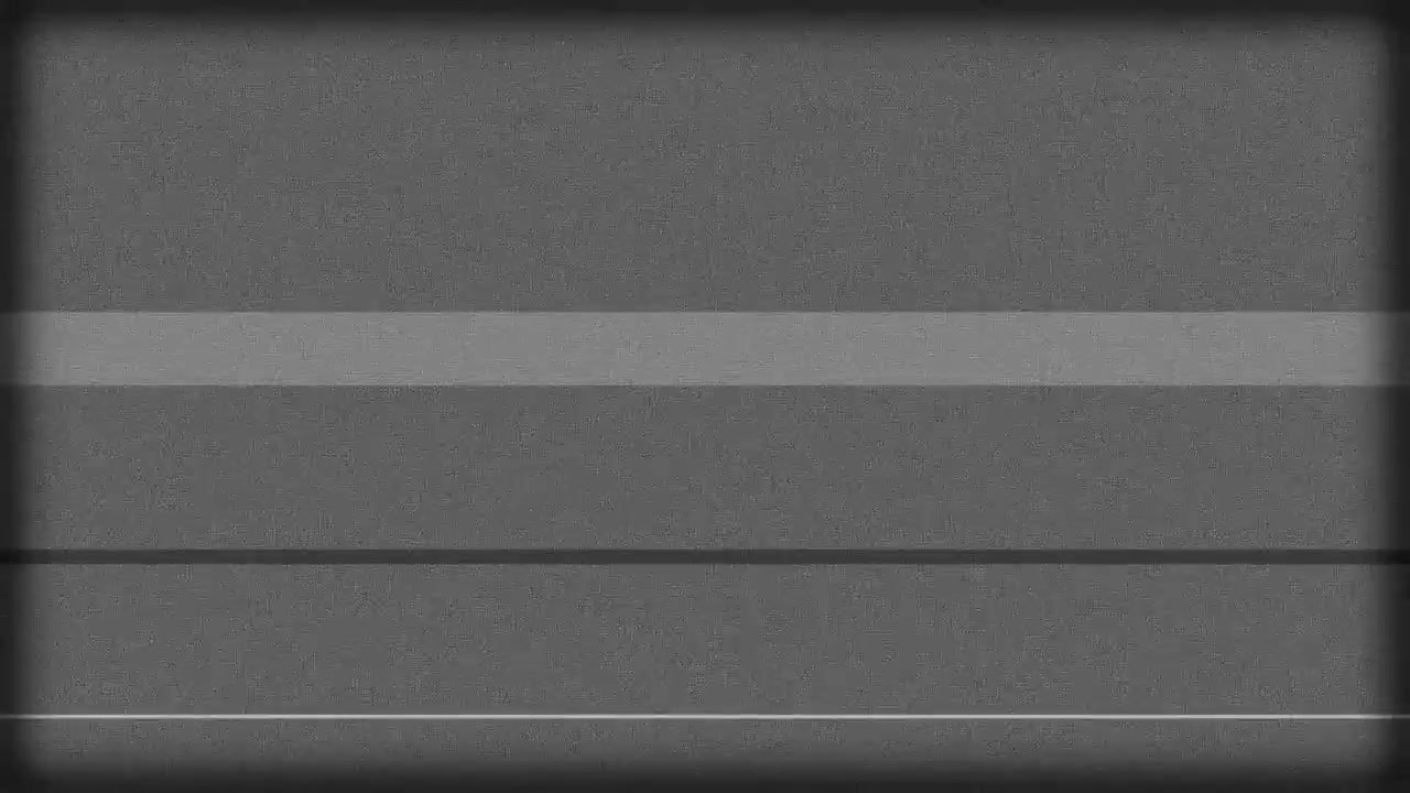 Interferenza statica e glitch della televisione analogica