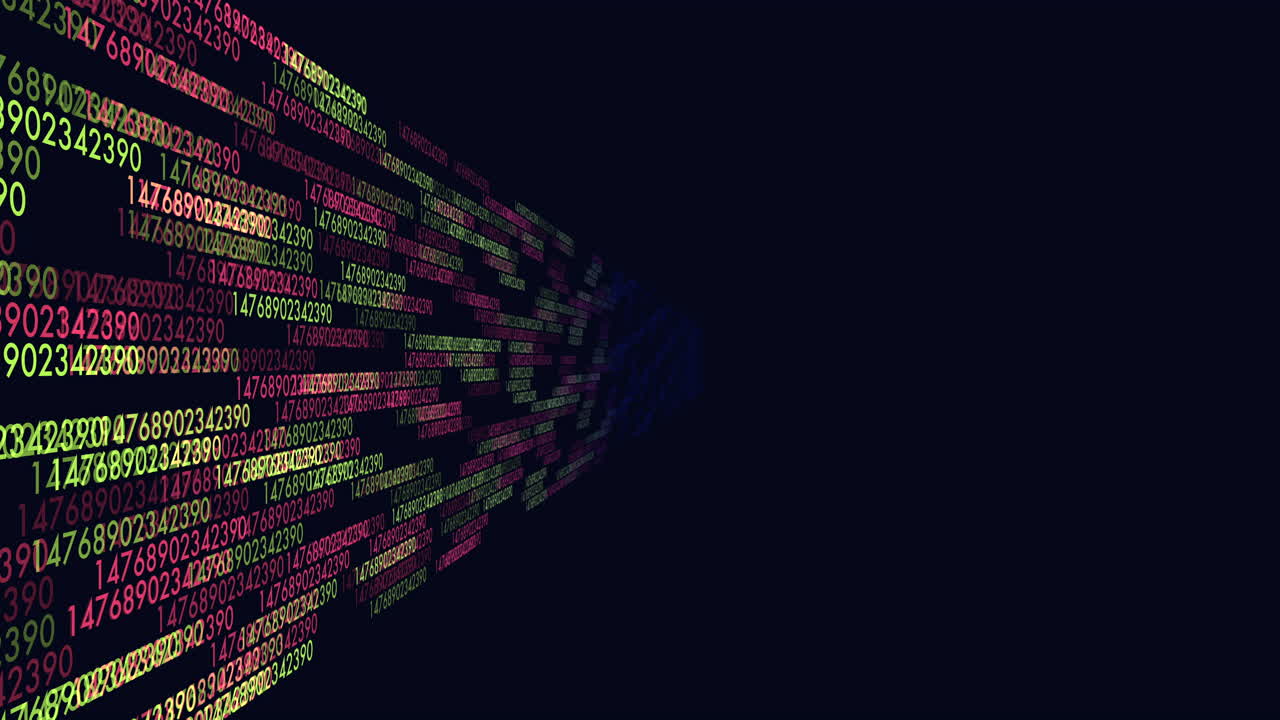 Colorful visualization of a living organism's genetic code, showcasing sequence of nucleotide bases (adenine, guanine, cytosine, thymine) within its DNA, crucial for its development and functioning